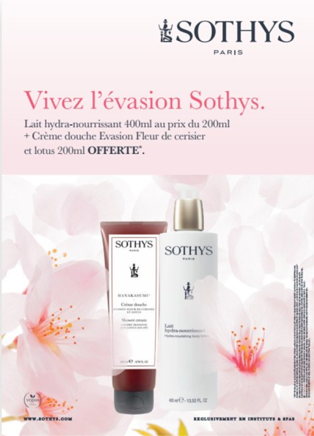 Promo Sothys Janvier 2023 Institut Beaute Cocoon Paris 14