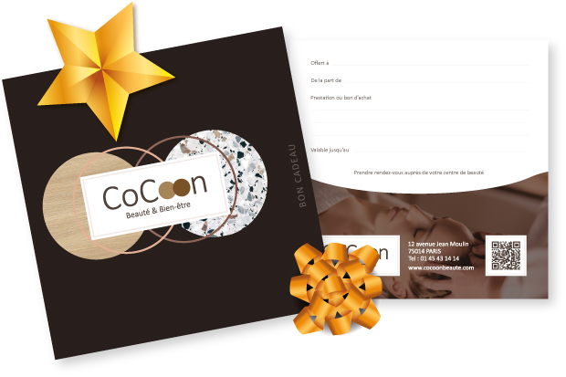 Carte Bon Cadeau Noel 2023 Institut Beaute Paris 14
